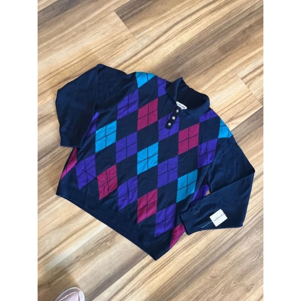Vintage 80's Alfred Dunner Argyle sweater